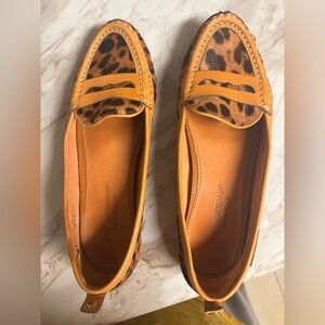 Dolce & Gabbana Leopard Print Loafers - Brown and Tan